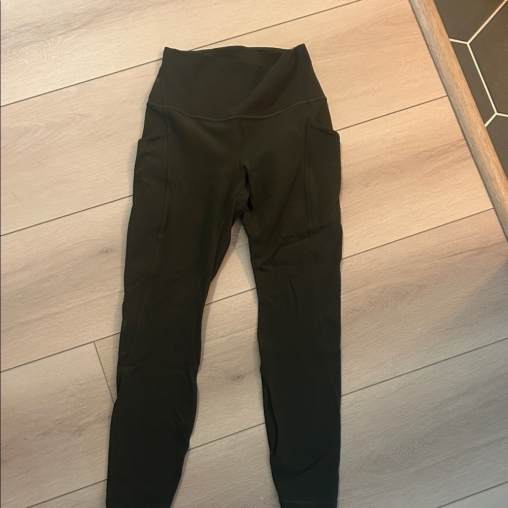 Lululemon Athletica green Leggings size 6 length 25